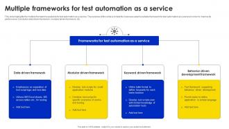 Multiple Frameworks For Test Automation As A Service