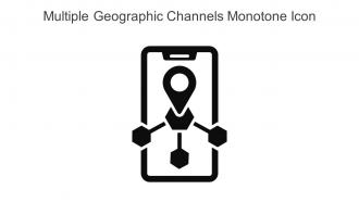 Multiple Geographic Channels Monotone Icon In Powerpoint Pptx Png And Editable Eps Format