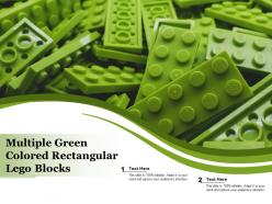 Multiple green colored rectangular lego blocks
