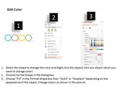 Multiple idea and option diagram flat powerpoint design