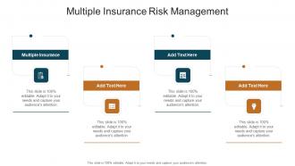 Multiple Insurance Risk Management In Powerpoint And Google Slides Cpb