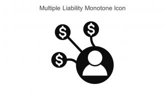 Multiple Liability Monotone Icon In Powerpoint Pptx Png And Editable Eps Format