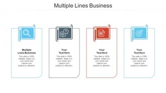 Multiple lines business ppt powerpoint presentation pictures themes cpb