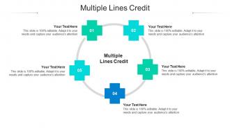 Multiple lines credit ppt powerpoint presentation infographic template show cpb