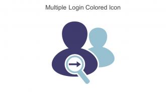 Multiple Login Colored Icon In Powerpoint Pptx Png And Editable Eps Format