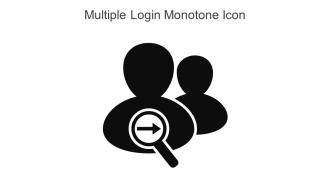Multiple Login Monotone Icon In Powerpoint Pptx Png And Editable Eps Format