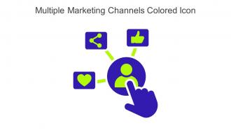 Multiple Marketing Channels Colored Icon In Powerpoint Pptx Png And Editable Eps Format