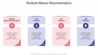 Multiple Means Representation In Powerpoint And Google Slides Cpb
