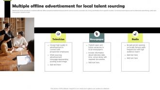 Multiple Offline Advertisement For Local Talent Workforce Acquisition Plan For Developing Talent