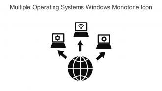 Multiple Operating Systems Windows Monotone Icon In Powerpoint Pptx Png And Editable Eps Format