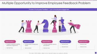 Multiple opportunity to improve employee feedback problem