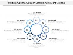 Multiple Options Circular Diagram With Eight Options