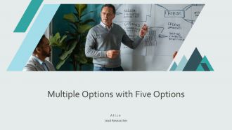 Multiple Options With Five Options PPT PowerPoint AT Multiple Options With Five Options PPT PowerPoint AT