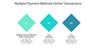 Multiple payment methods online transactions ppt powerpoint presentation designs cpb