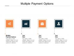 Multiple payment options ppt powerpoint presentation professional skills cpb