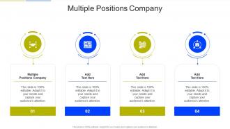 Multiple Positions Company In Powerpoint And Google Slides Cpb