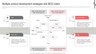 Multiple Product With Bcg Matrix Nestle Business Expansion And Diversification Report Strategy SS V
