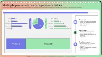 Multiple Project Status Categories Statistics