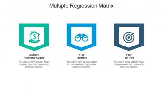 Multiple regression matrix ppt powerpoint presentation ideas background cpb