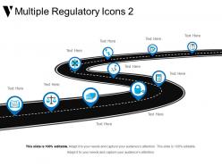 Multiple regulatory icons 2 good ppt example