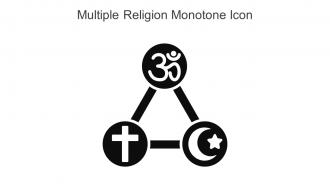 Multiple Religion Monotone Icon In Powerpoint Pptx Png And Editable Eps Format