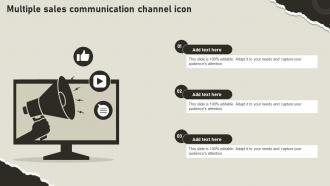 Multiple Sales Communication Channel Icon