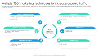 Multiple Seo Marketing Techniques To Increase Online Marketing Strategic Planning MKT SS