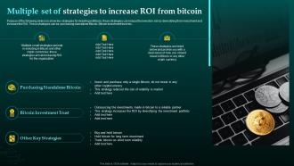 Multiple Set Of Strategies To Increase Roi From Bitcoin Cryptocurrency Investment Guide For Corporates