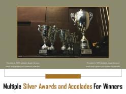 Multiple silver awards and accolades for winners