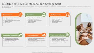 Multiple Skill Set For Stakeholder Management