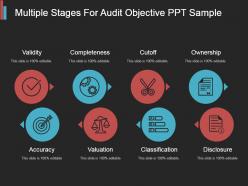 Multiple Stages For Audit Objective Ppt Sample