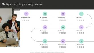 Multiple Steps To Plan Long Vacation New And Effective Guidelines For Tourist Strategy SS V