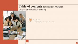 Multiple Strategies For Cost Effectiveness Planning Powerpoint Presentation Slides Professionally Interactive