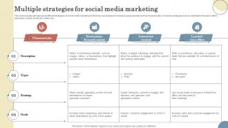 Multiple Strategies For Social Media Marketing Elevating Sales Revenue With New Travel Company Strategy SS V