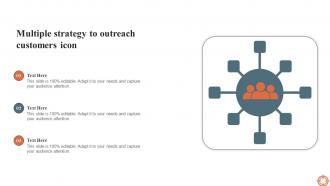 Multiple Strategy To Outreach Customers Icon
