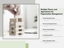 Multiple theory and approaches for organization management