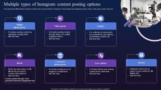 Multiple Types Of Instagram Content Posting Options Digital Marketing To Boost Fin SS V