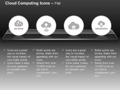 Multiple uploads wifi sharing cloud services ppt icons graphics
