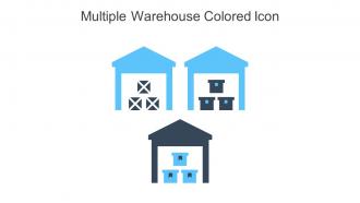 Multiple Warehouse Colored Icon In Powerpoint Pptx Png And Editable Eps Format