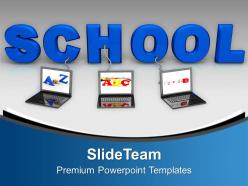 Multiple wired to school children powerpoint templates ppt themes and graphics 0213