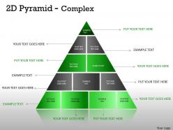 Multistaged 2d pyramid design