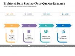 Multistep data strategy four quarter roadmap