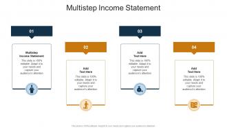 Multistep Income Statement In Powerpoint And Google Slides Cpb