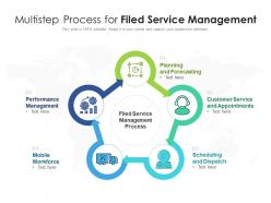 Multistep Process For Filed Service Management