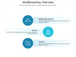 Multithreading interview ppt powerpoint presentation professional infographics cpb