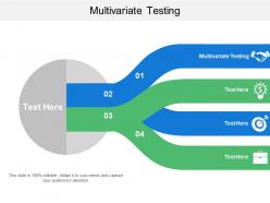 Multivariate testing ppt powerpoint presentation file slides cpb