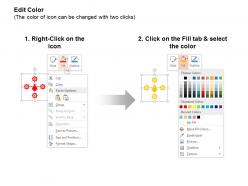 Multiway process flow time management balance bar graph ppt icons graphic