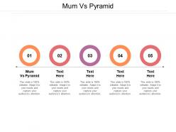 Mum vs pyramid ppt powerpoint presentation file visual aids cpb