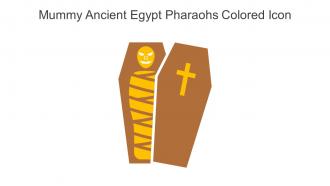 Mummy Ancient Egypt Pharaohs Colored Icon In Powerpoint Pptx Png And Editable Eps Format