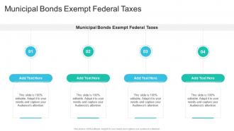 Municipal Bonds Exempt Federal Taxes In Powerpoint And Google Slides Cpb